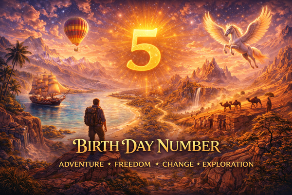 Chỉ Số Ngày Sinh 5: Giải Mã Bản Thể Của Sự Tự Do, Năng Động Và Khám Phá